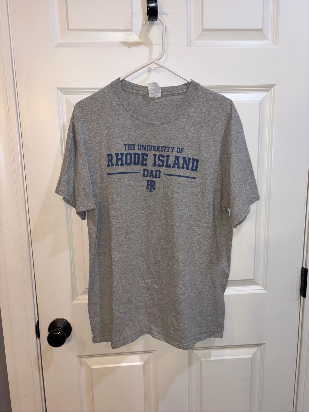 University of Rhode Island Dad Gray Graphic T‑Shirt